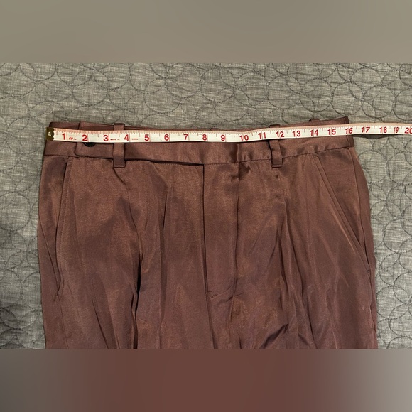 Madewell The Harlow Wide-Leg Pant in Satin Size 10 Iced Mocha NWT - Picture 10 of 10